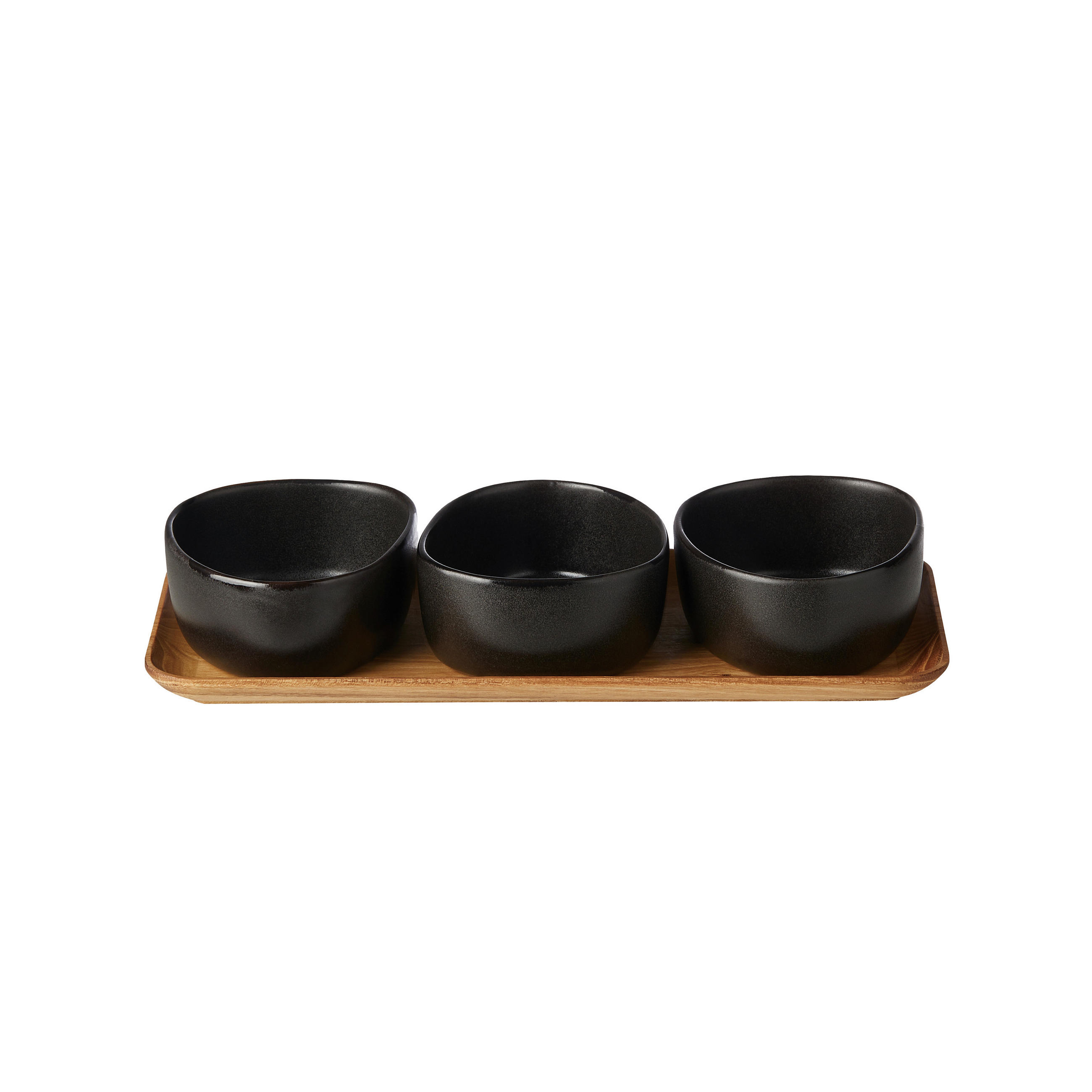 SCHÜSSELSET RAW  - Schwarz, Basics, Keramik - Aida