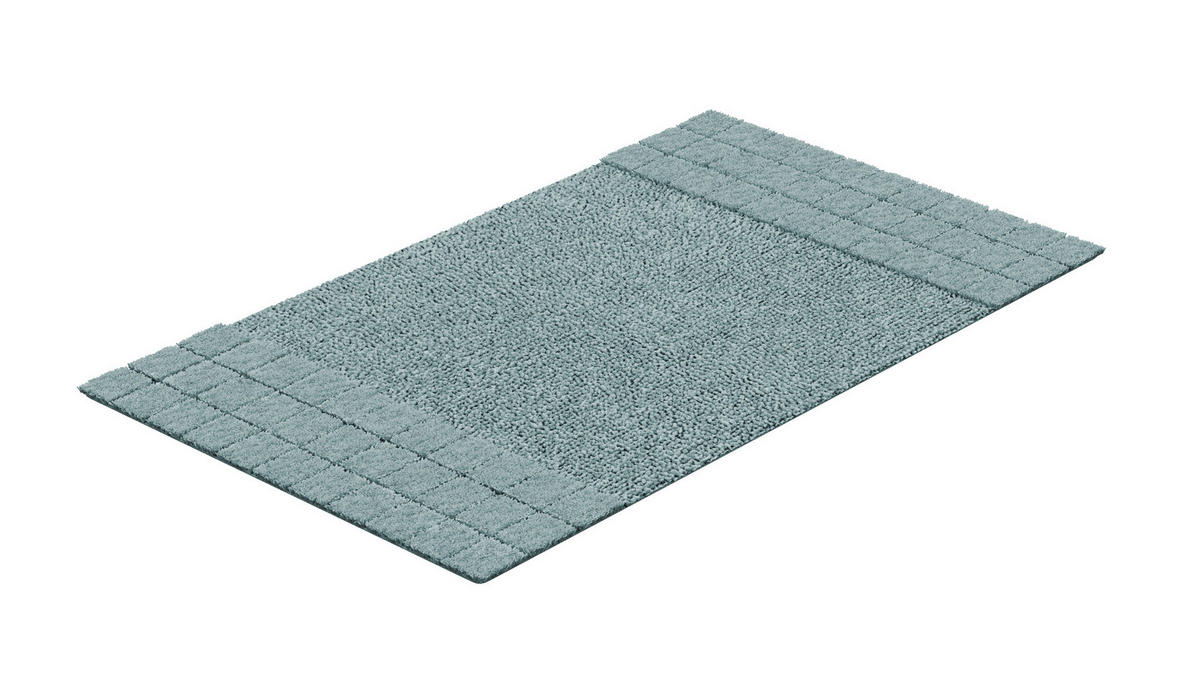BADEMATTE Grün 70/120 cm  - Grün, KONVENTIONELL, Kunststoff/Textil (70/120cm) - Grund
