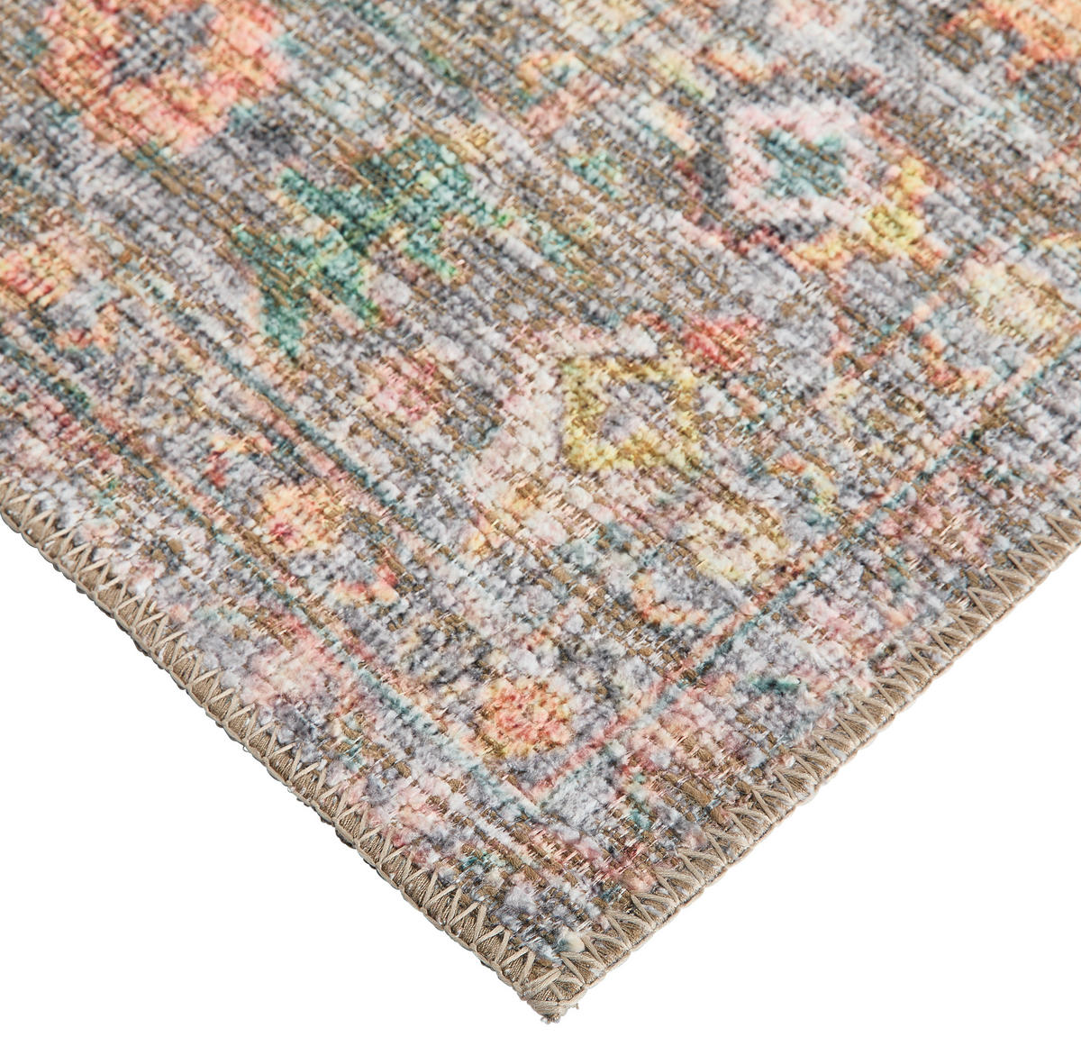 VINTAGE-TEPPICH 130/190 cm Grau  - Grau, LIFESTYLE, Textil (130/190cm) - Novel
