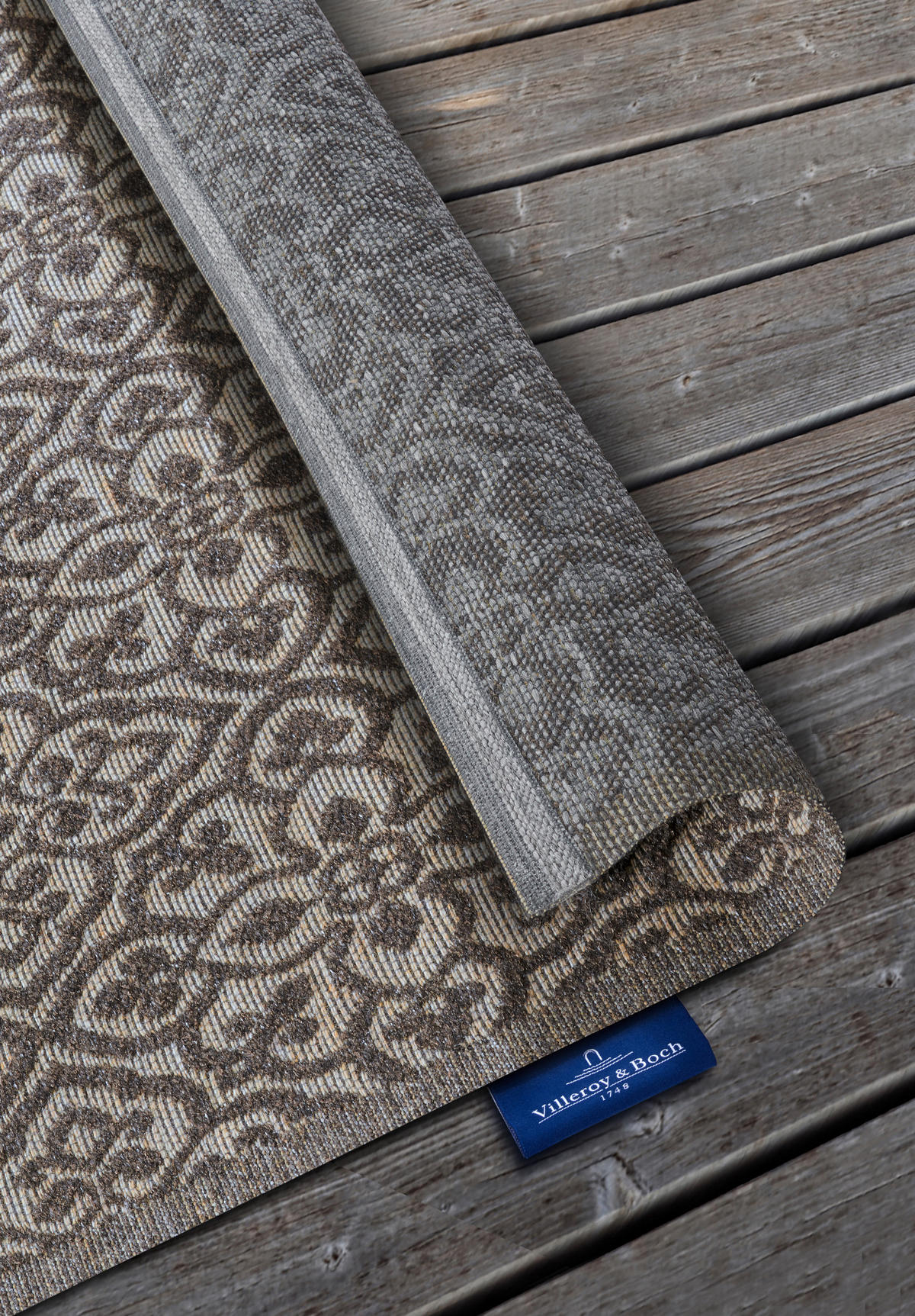 OUTDOORTEPPICH 200/290 cm Kollektion 1883 Beige, Cappuccino  - Beige/Cappuccino, Design, Kunststoff/Textil (200/290cm) - Villeroy & Boch