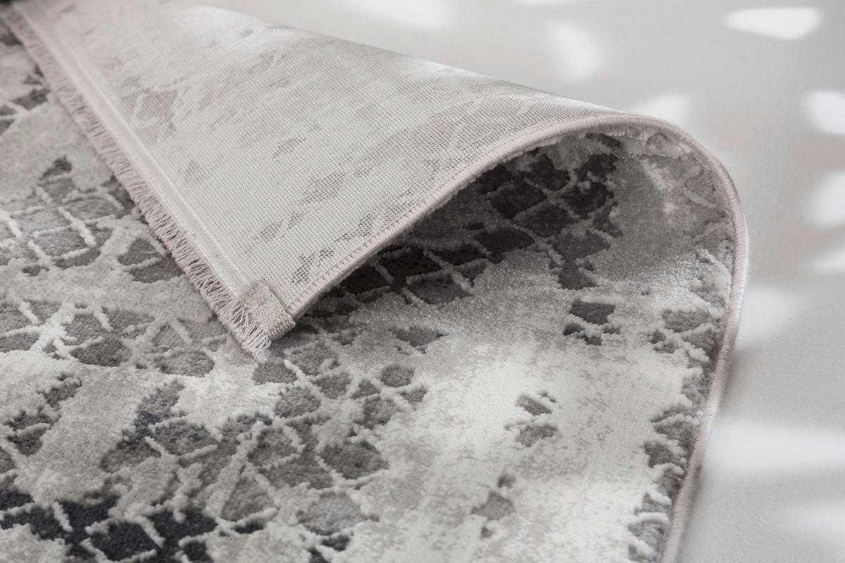 WEBTEPPICH 80/150 cm Vercelli Anthrazit  - Anthrazit, Design, Textil (80/150cm) - Novel