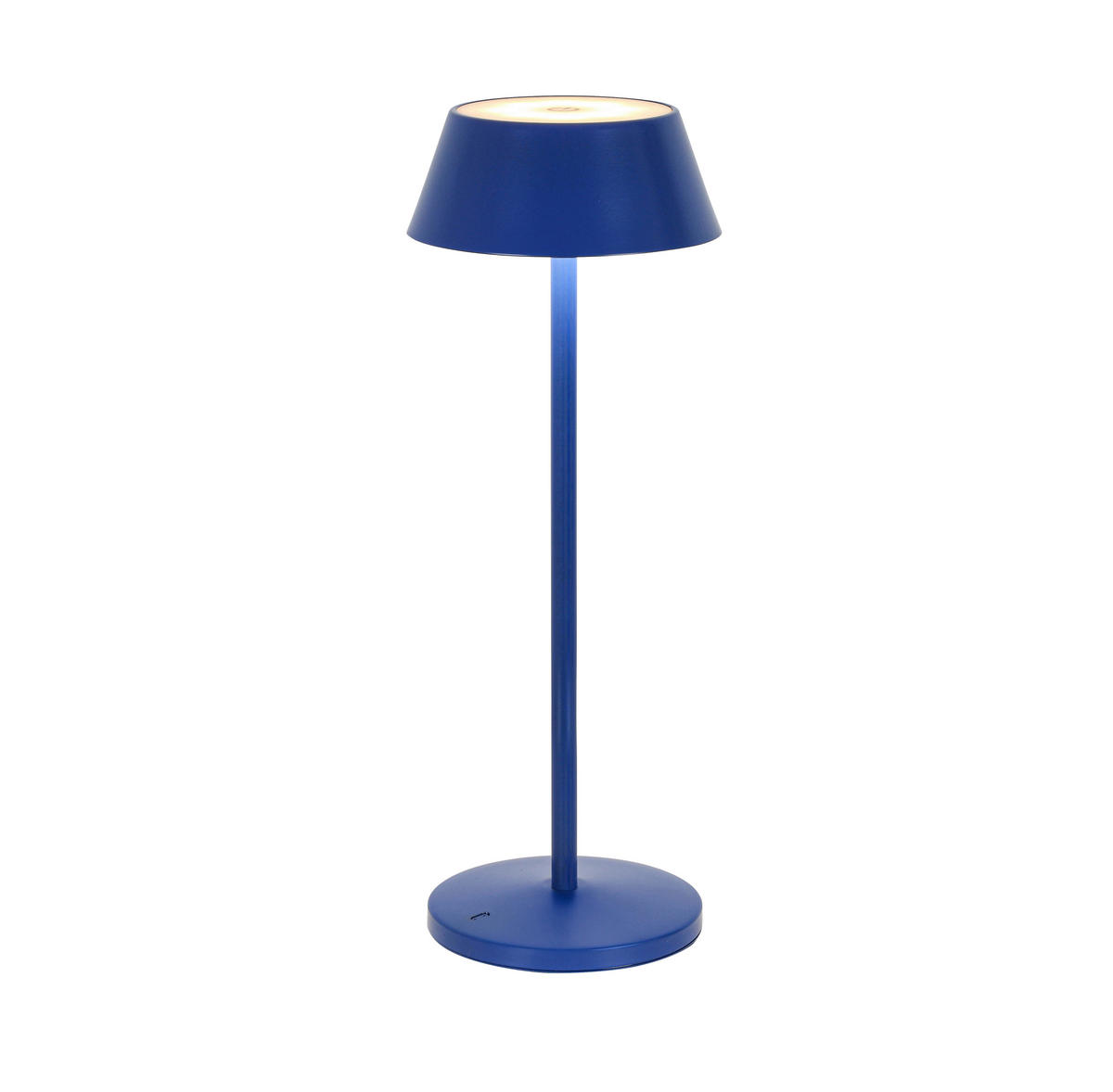 PORTABEL LAMPA 11/30 cm   - blå/svart, Trend, metall/plast (11/30cm) - Dieter Knoll
