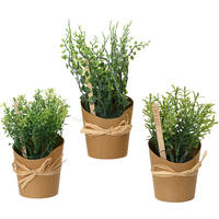 KUNSTPFLANZE Kräuter  - Naturfarben/Grün, LIFESTYLE, Kunststoff (9,00/9,00/19,00cm)