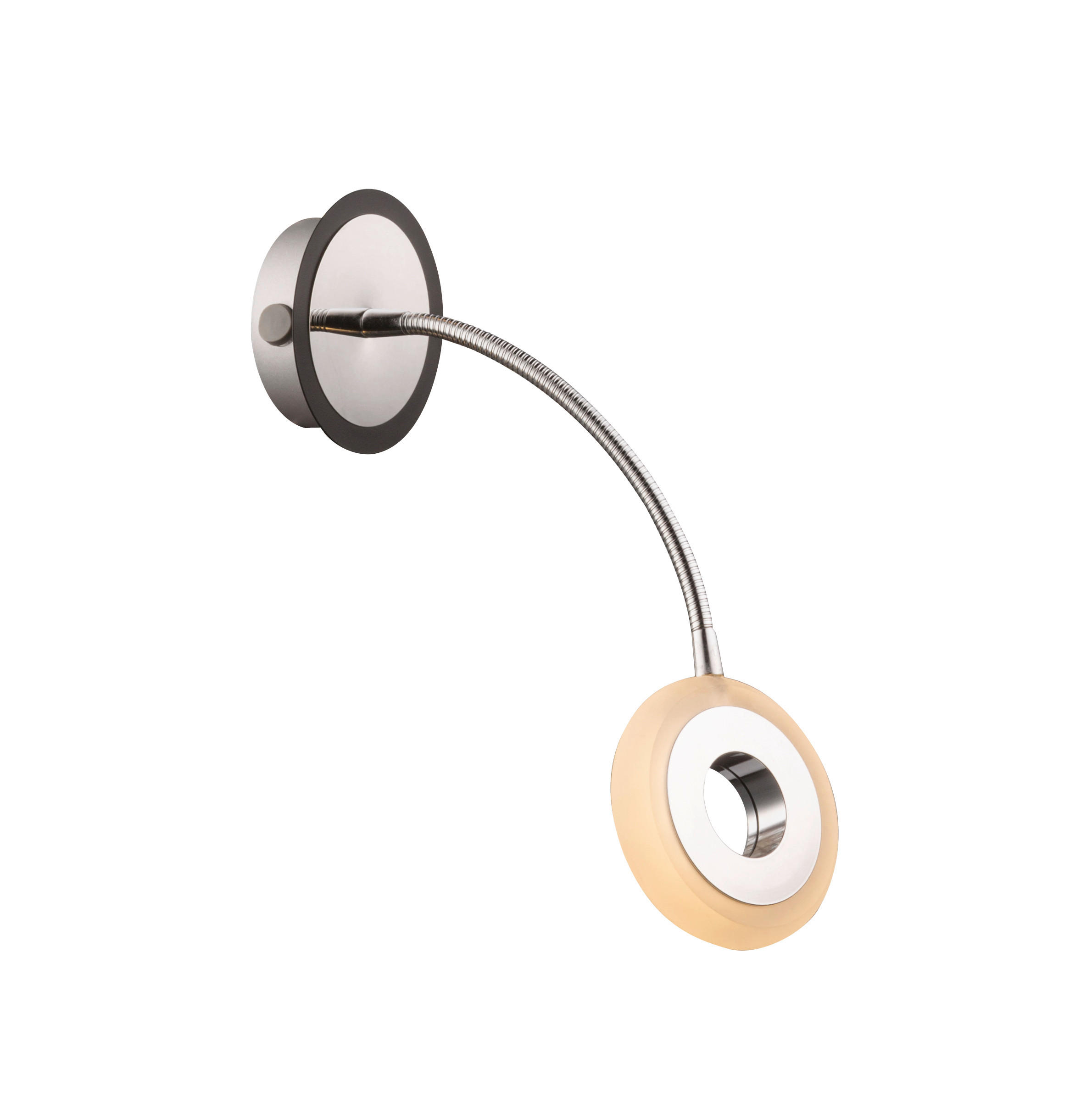XXXLutz Led-Wandleuchte Arm Schwarz 10x22x22 cm