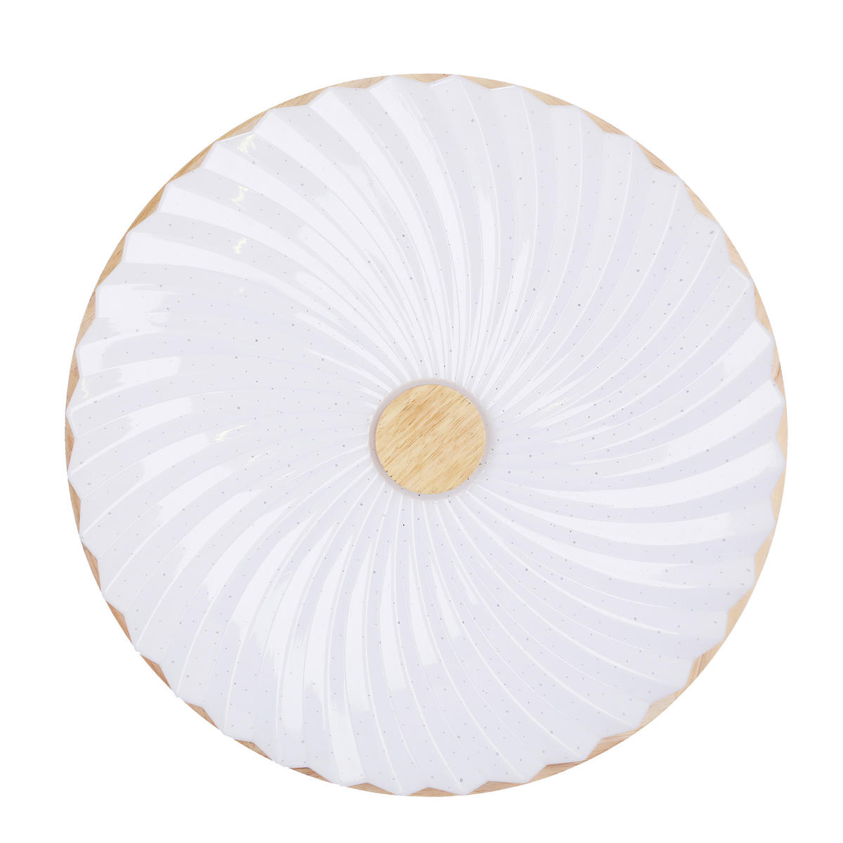 LED-DECKENLEUCHTE 38/38/6.5 cm   - Eichefarben/Weiß, Natur, Kunststoff/Metall (38/38/6.5cm)