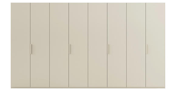 DREHTÜRENSCHRANK 400/235/61 cm,  in Champagner, 8-türig  - Champagner, Basics, Holzwerkstoff/Metall (400/235/61cm) - Novel