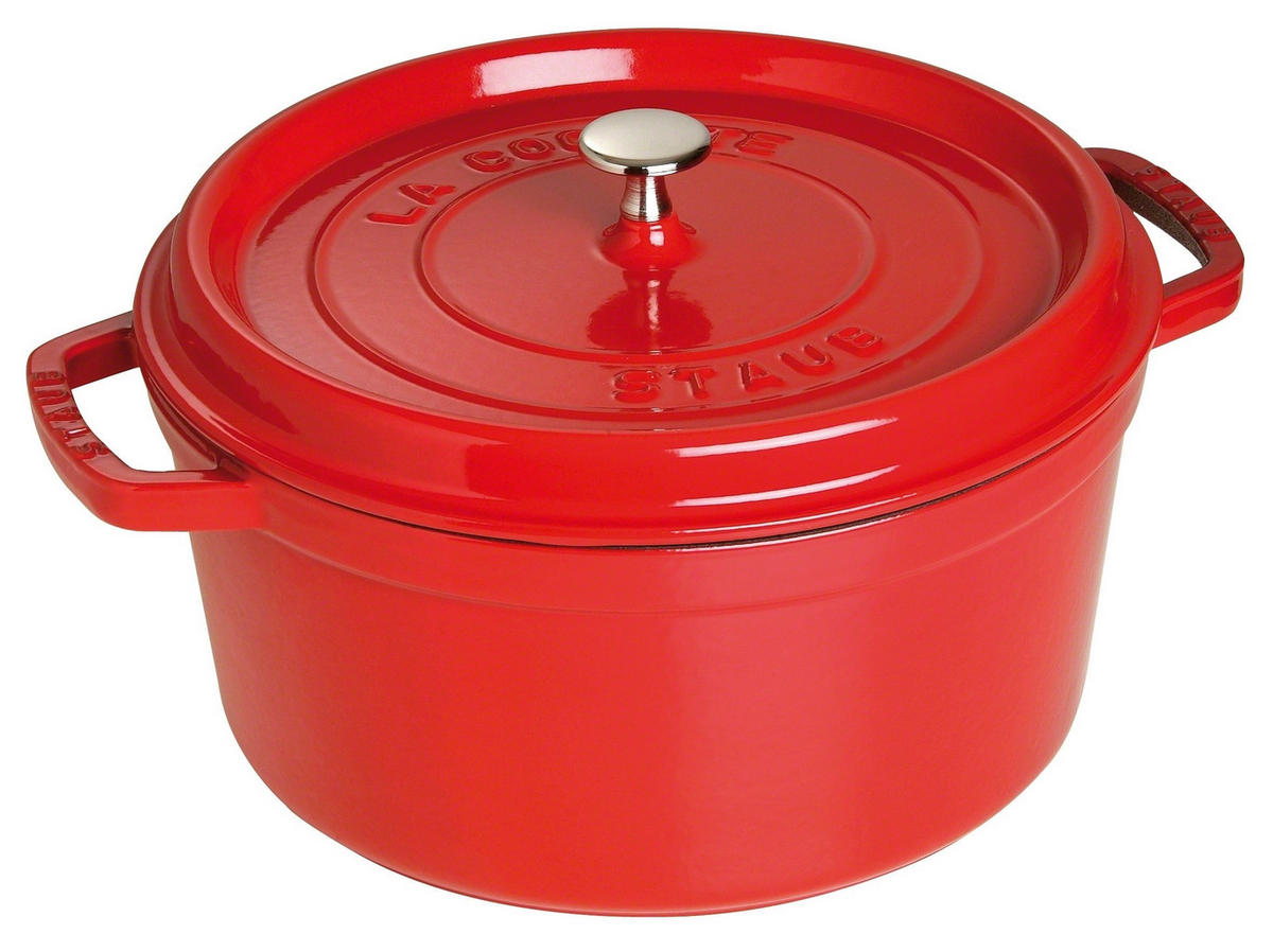 SCHMORTOPF 6,7 L  - Rot, Basics, Metall (28cm) - Staub