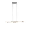 LED-HÄNGELEUCHTE 100/28/150 cm    - Alufarben/Nickelfarben, Design, Metall (100/28/150cm) - Trio Leuchten