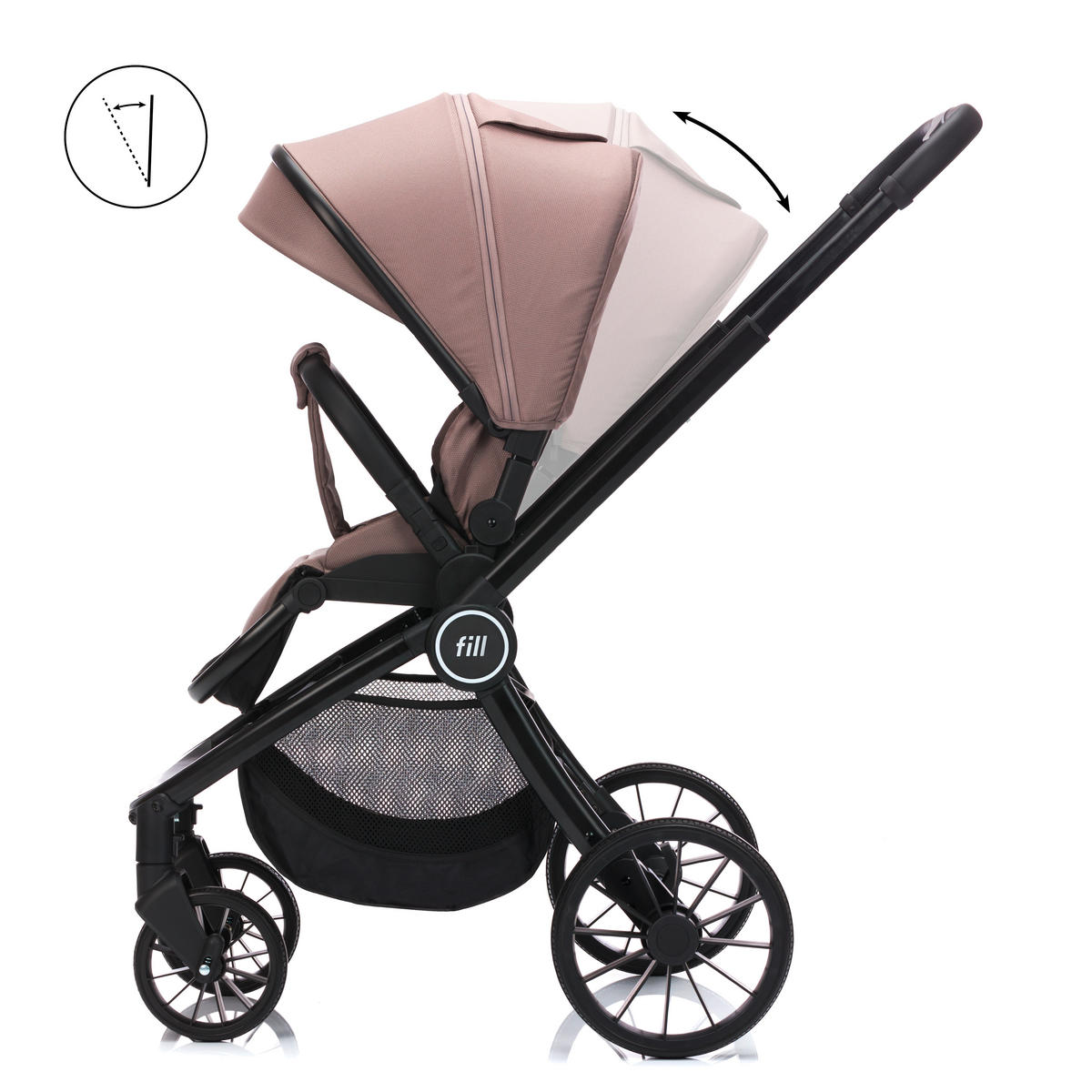 KOMBIKINDERWAGEN    - Basics (35/104/74,5cm) - Fillikid