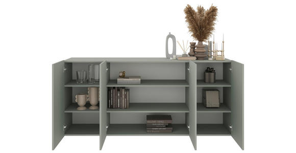 SIDEBOARD in 180/80/42 cm - Grün, Design, Holzwerkstoff (180/80/42cm) - Hom`in