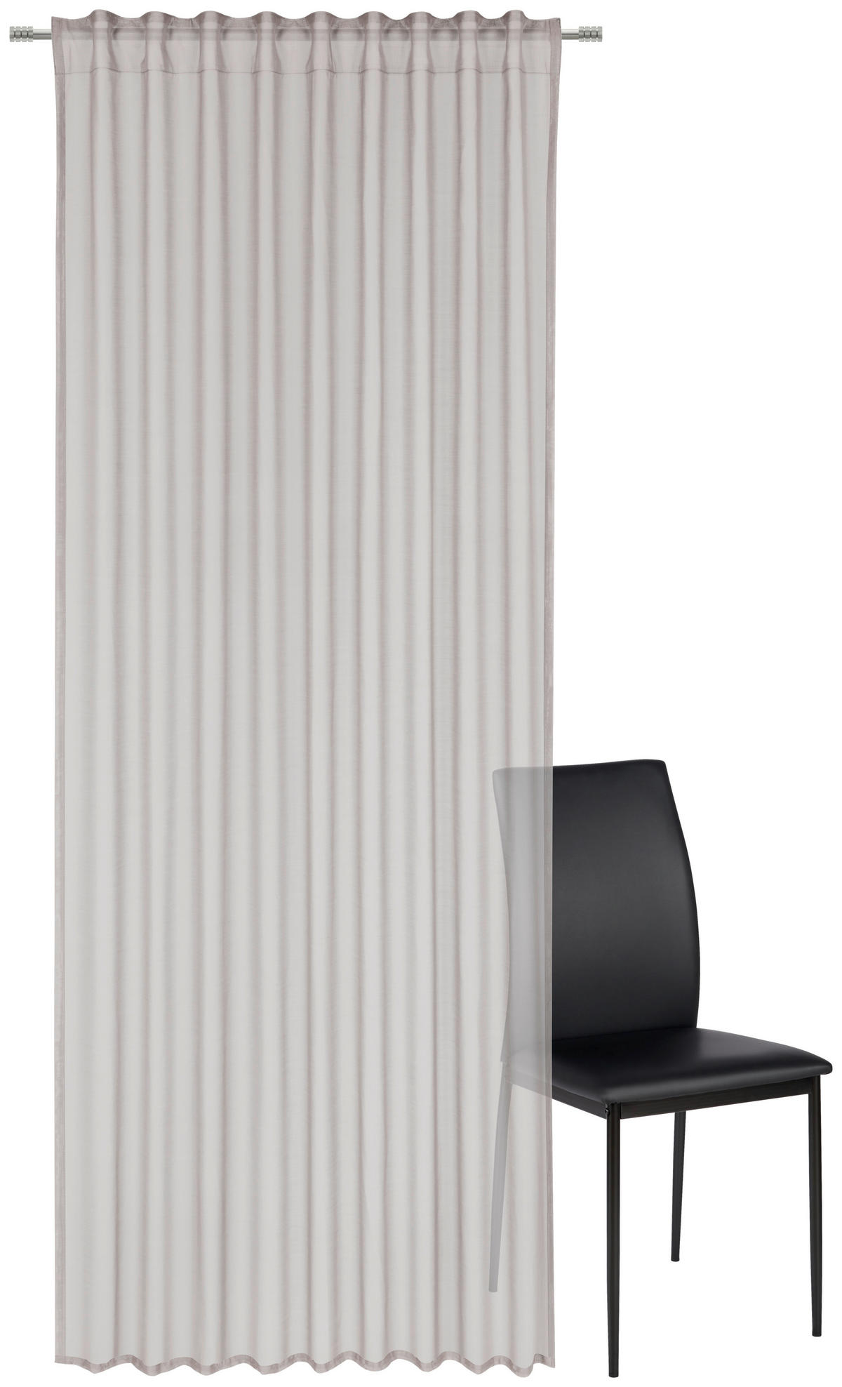 FERTIGVORHANG  transparent  140/245 cm   - Beige, KONVENTIONELL, Textil (140/245cm) - Esposa