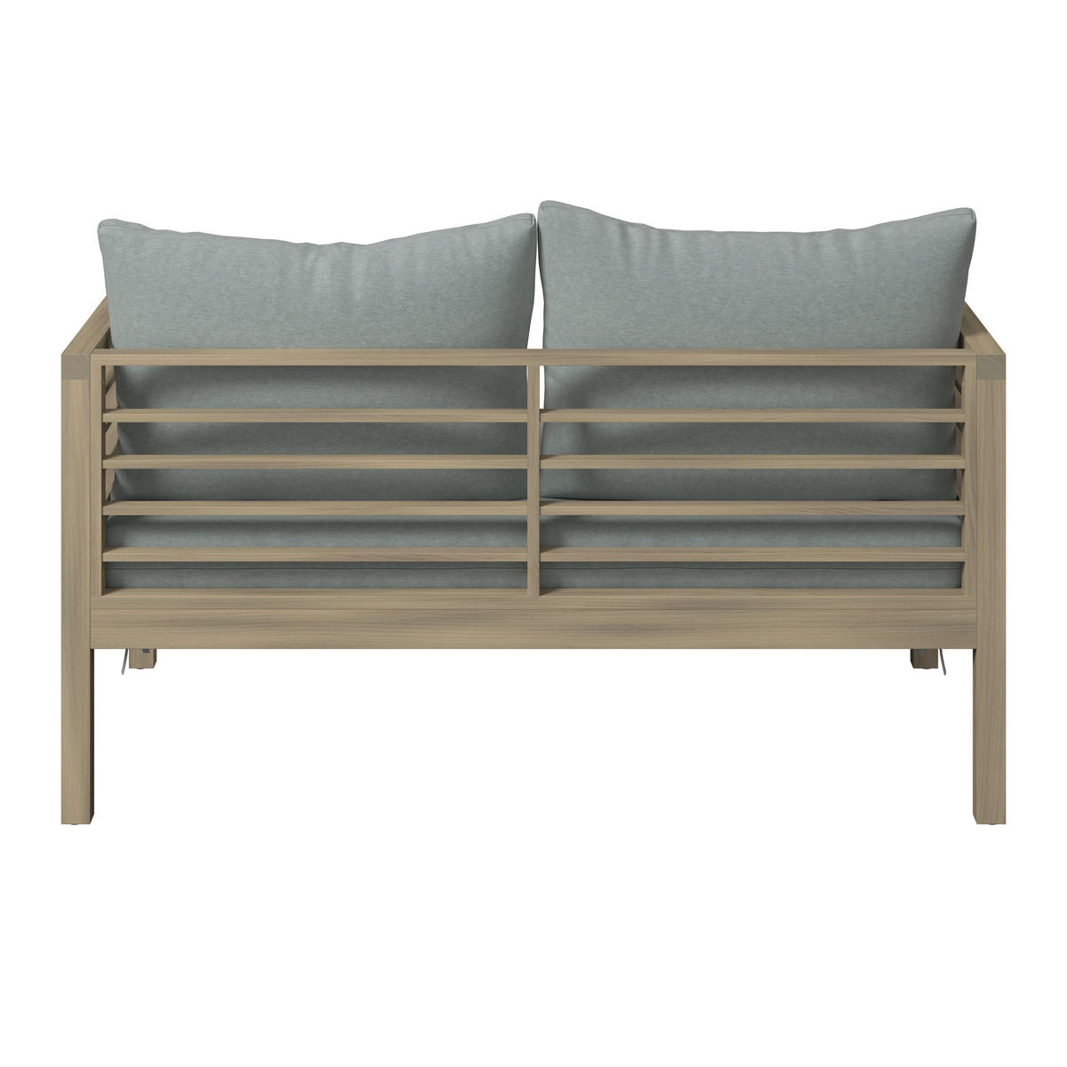 LOUNGEGARNITUR   100/43/60 cm Akazie massiv  - Akaziefarben, Natur, Holz/Kunststoff (100/43/60cm) - Ambia Garden