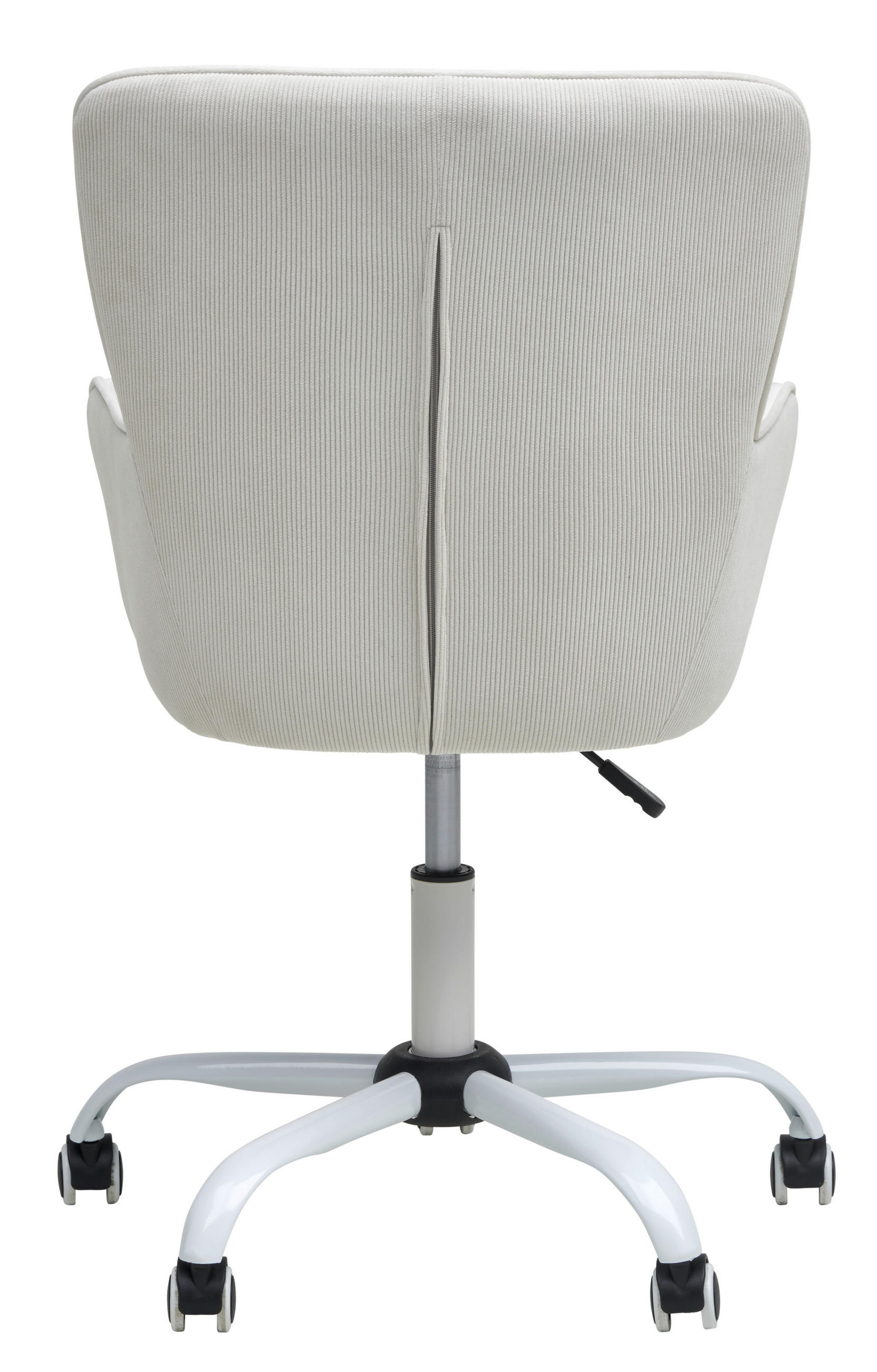 DREHSTUHL Cord, Samt Beige  - Beige/Weiß, MODERN, Kunststoff/Textil (61/92/62cm) - Livetastic