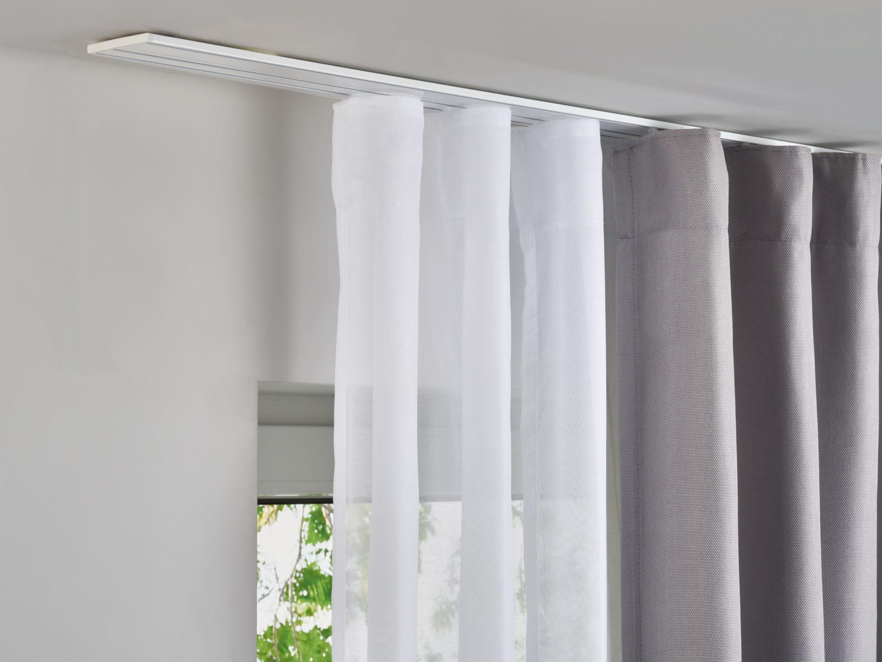 ȘINĂ PENTRU PERDEA 250 cm  - alb, Basics, metal (250cm) - Homeware