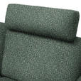 ECKSOFA  in Struktur Grün  157/262 cm  - Schwarz/Grün, Design, Textil/Metall (157/262cm) - Novel