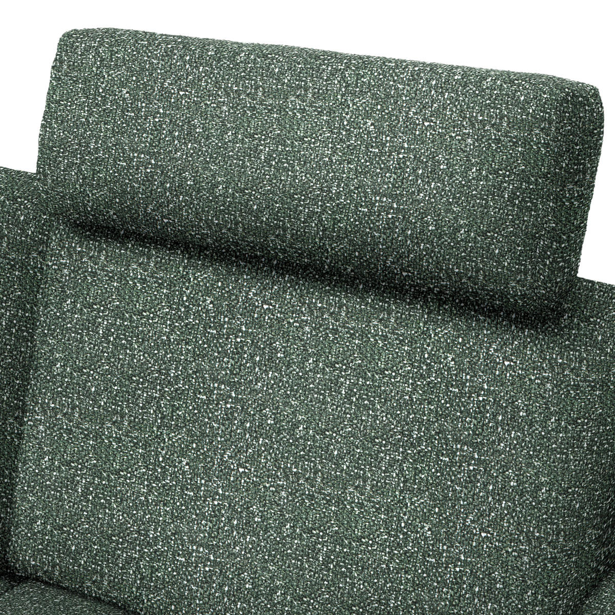 ECKSOFA in Struktur Grün  - Schwarz/Grün, Design, Textil/Metall (157/262cm) - Novel