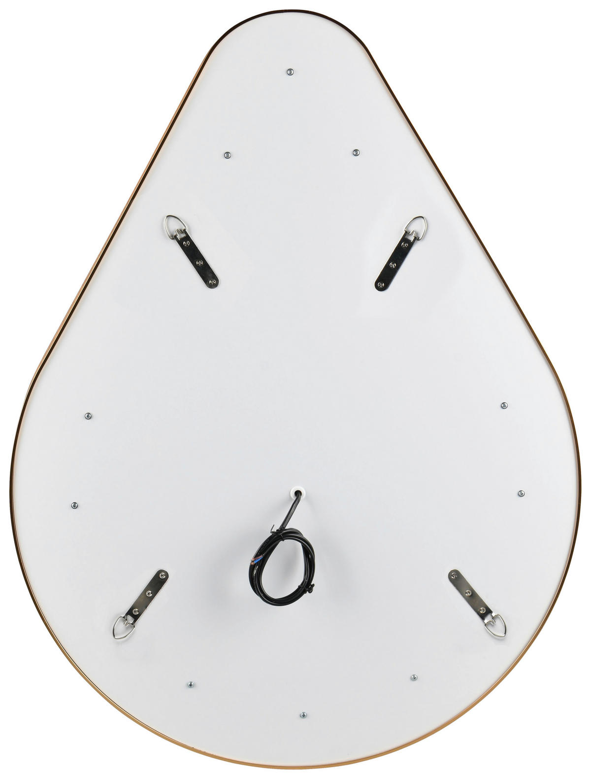 BADEZIMMERSPIEGEL 60/80/3 cm  - Goldfarben, MODERN, Glas/Metall (60/80/3cm)