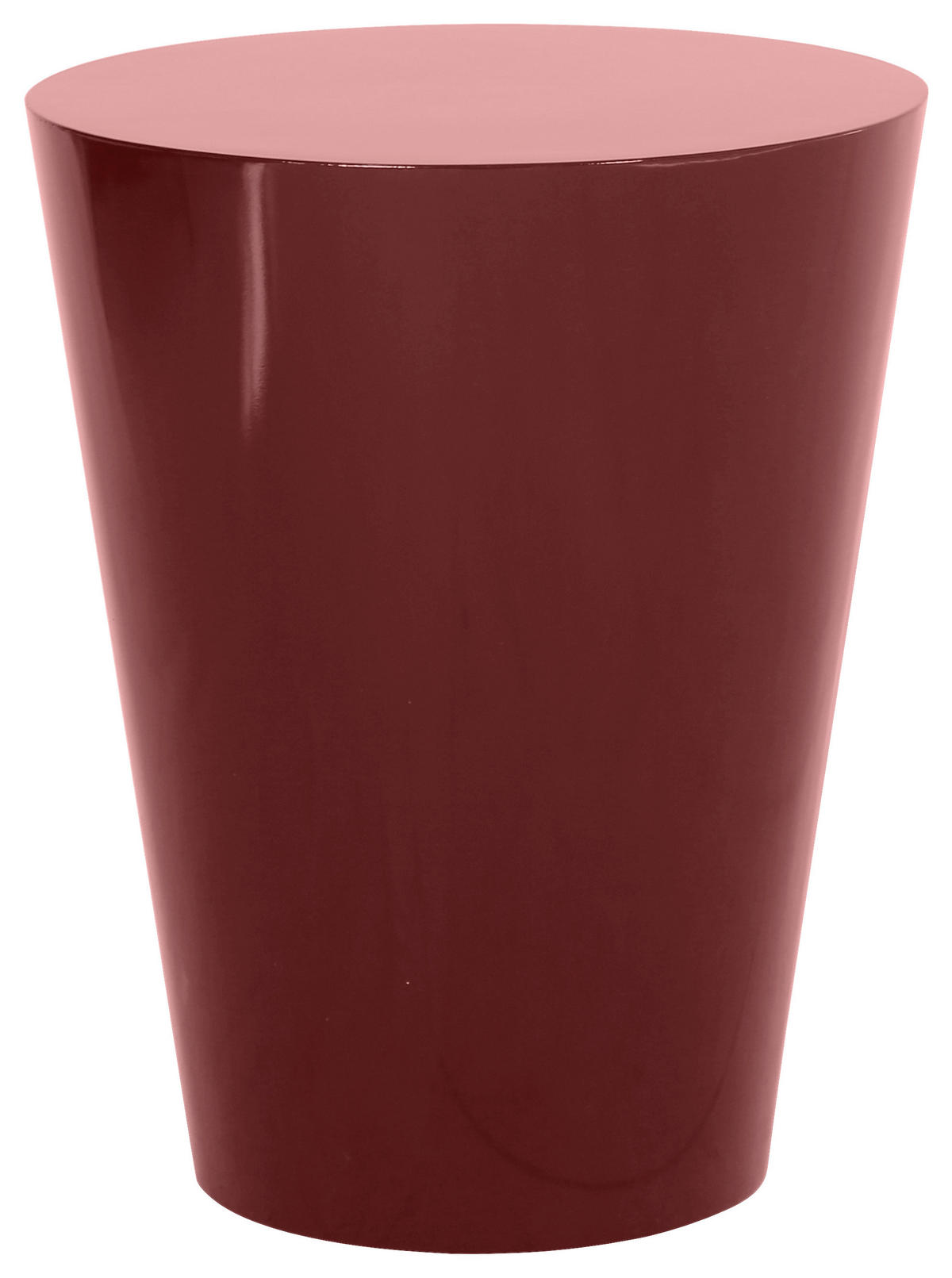 BEISTELLTISCH 40/40/51 cm Rot rund  - Rot, Design, Holzwerkstoff (40/40/51cm) - Stylife
