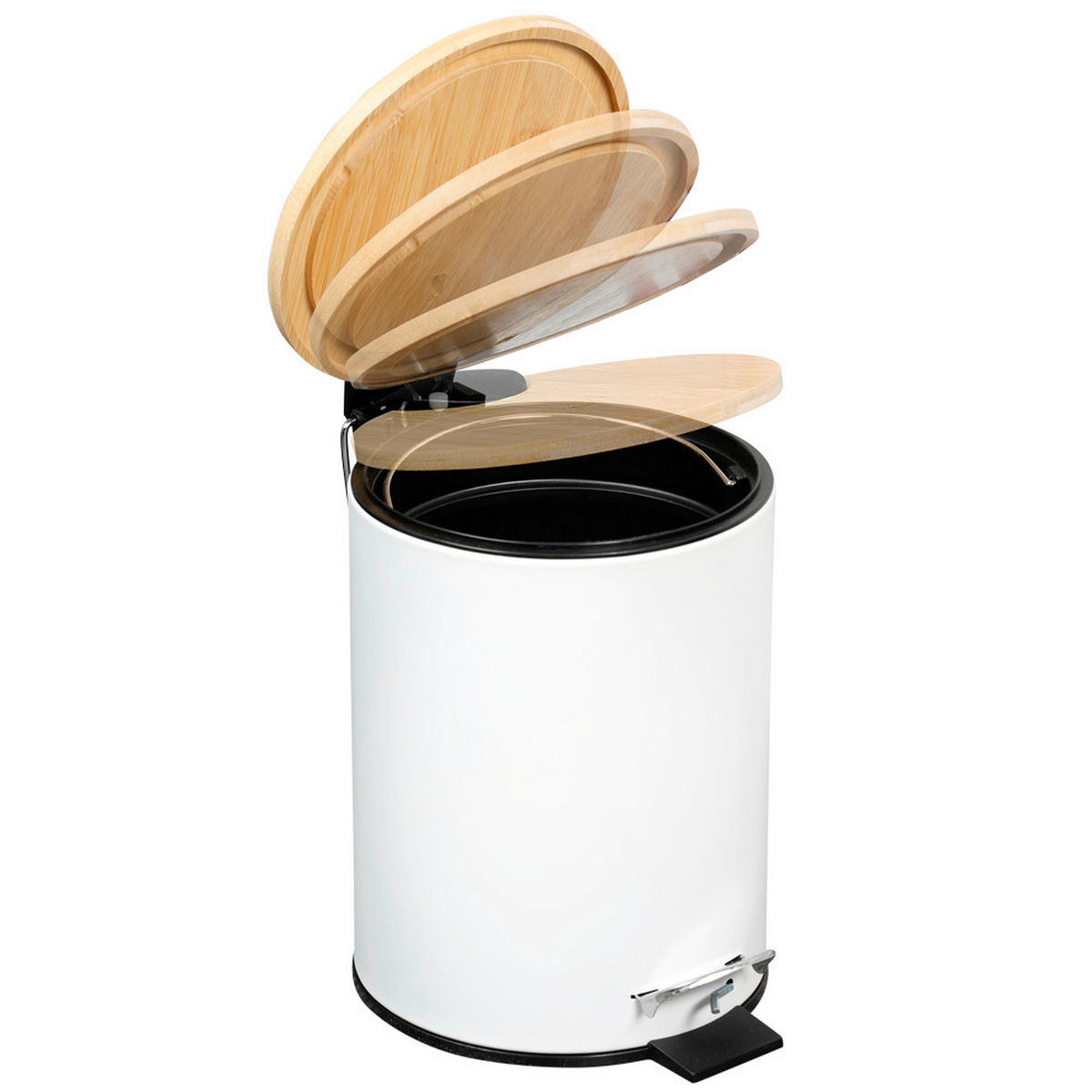 KOSMETIKEIMER 3 l  Holz, Kunststoff  - Naturfarben/Weiß, Basics, Holz/Kunststoff (17/24cm) - Kesper