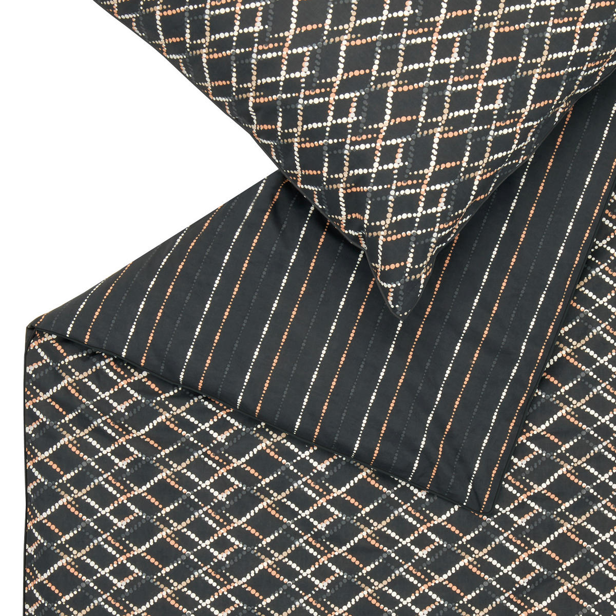 WENDEBETTWÄSCHE E-Dora Satin 155/220 cm  - Creme/Braun, Design, Textil (155/220cm) - Esprit