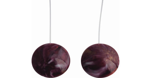 SCHLAUFENMAGNET 40 cm  - Braun, KONVENTIONELL, Kunststoff/Metall (40cm) - Homeware