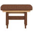 COUCHTISCH Kernnussbaum furniert Nussbaumfarben - Nussbaumfarben, KONVENTIONELL, Metall (90(130,5/65/56-75cm) - Venda