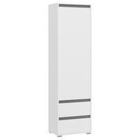 GARDEROBENSCHRANK  in 76/102/35 cm  - Silberfarben/Grau, KONVENTIONELL, Holzwerkstoff/Kunststoff (76/102/35cm) - MID.YOU