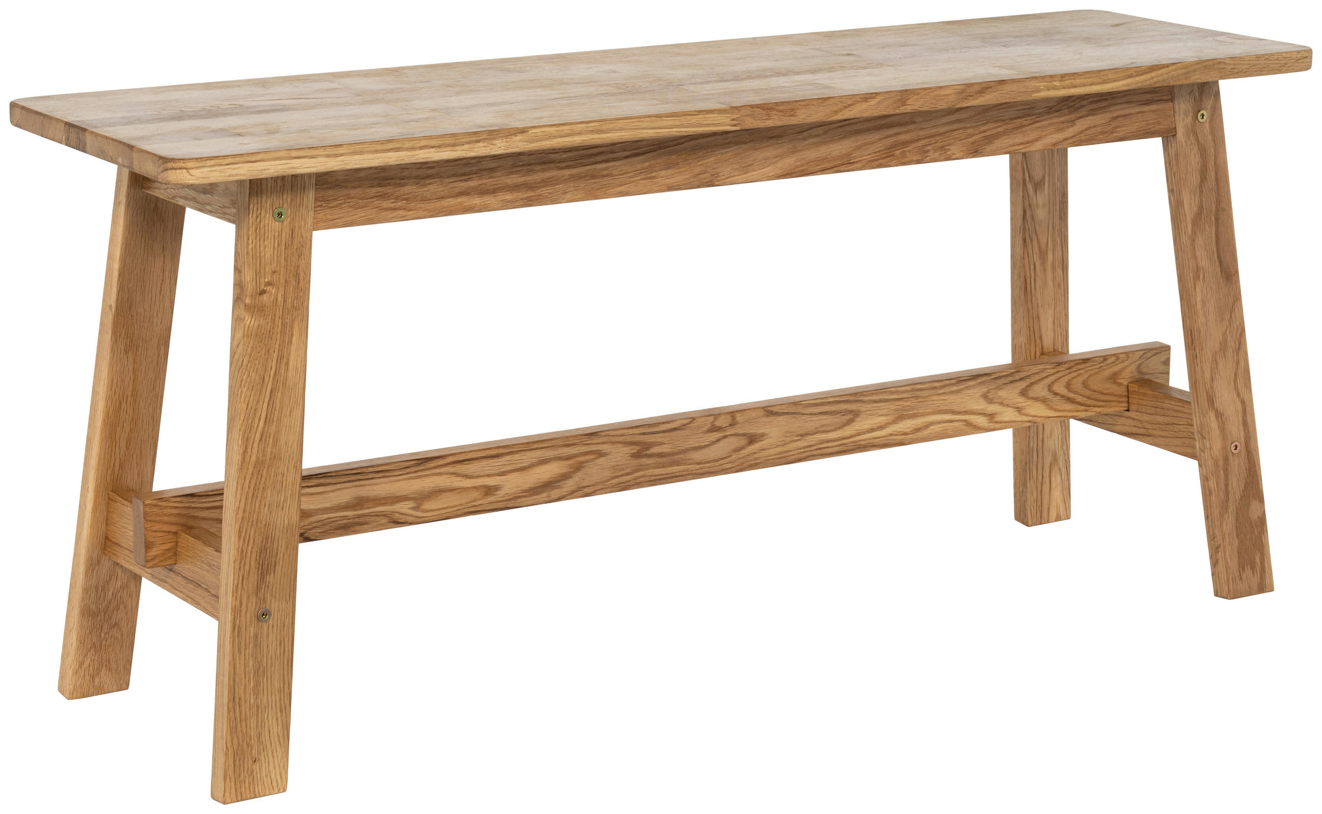 HOCKERBANK 100/45/29 cm Eichefarben Eiche massiv  - Eichefarben, Natur, Holz (100/45/29cm) - Linea Natura