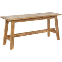HOCKERBANK 100/45/29 cm Eichefarben Eiche massiv  - Eichefarben, Natur, Holz (100/45/29cm) - Linea Natura