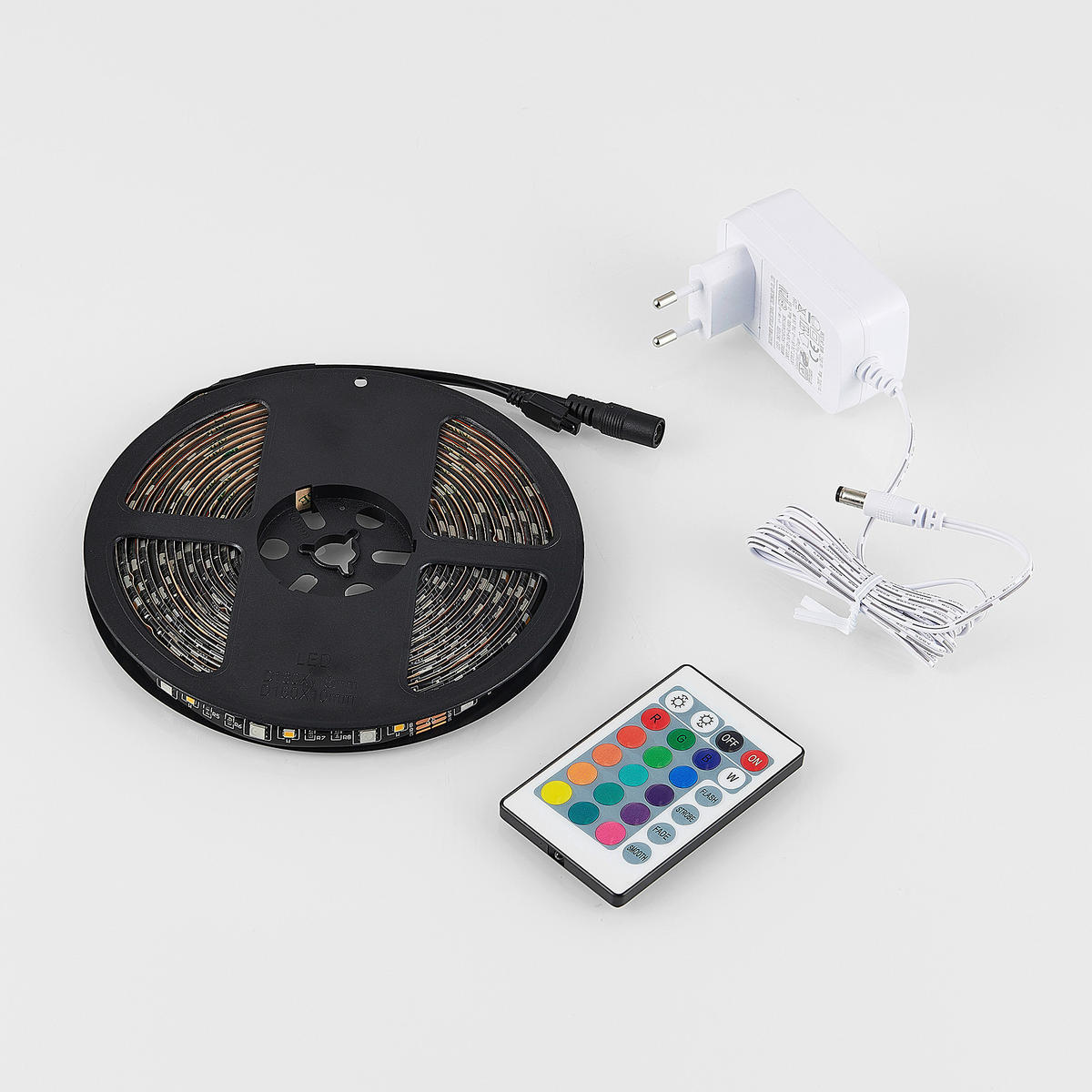 LED-STREIFEN - Schwarz, Basics, Kunststoff (500cm)