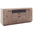 SIDEBOARD Anthrazit, Eiche dunkel  170/81/44 cm  - Eiche dunkel/Anthrazit, KONVENTIONELL, Holzwerkstoff/Metall (170/81/44cm) - Cantus