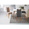 STUHL Webstoff Taupe Buche massiv  - Taupe/Naturfarben, MODERN, Holz/Textil (46/101/62cm) - Livetastic