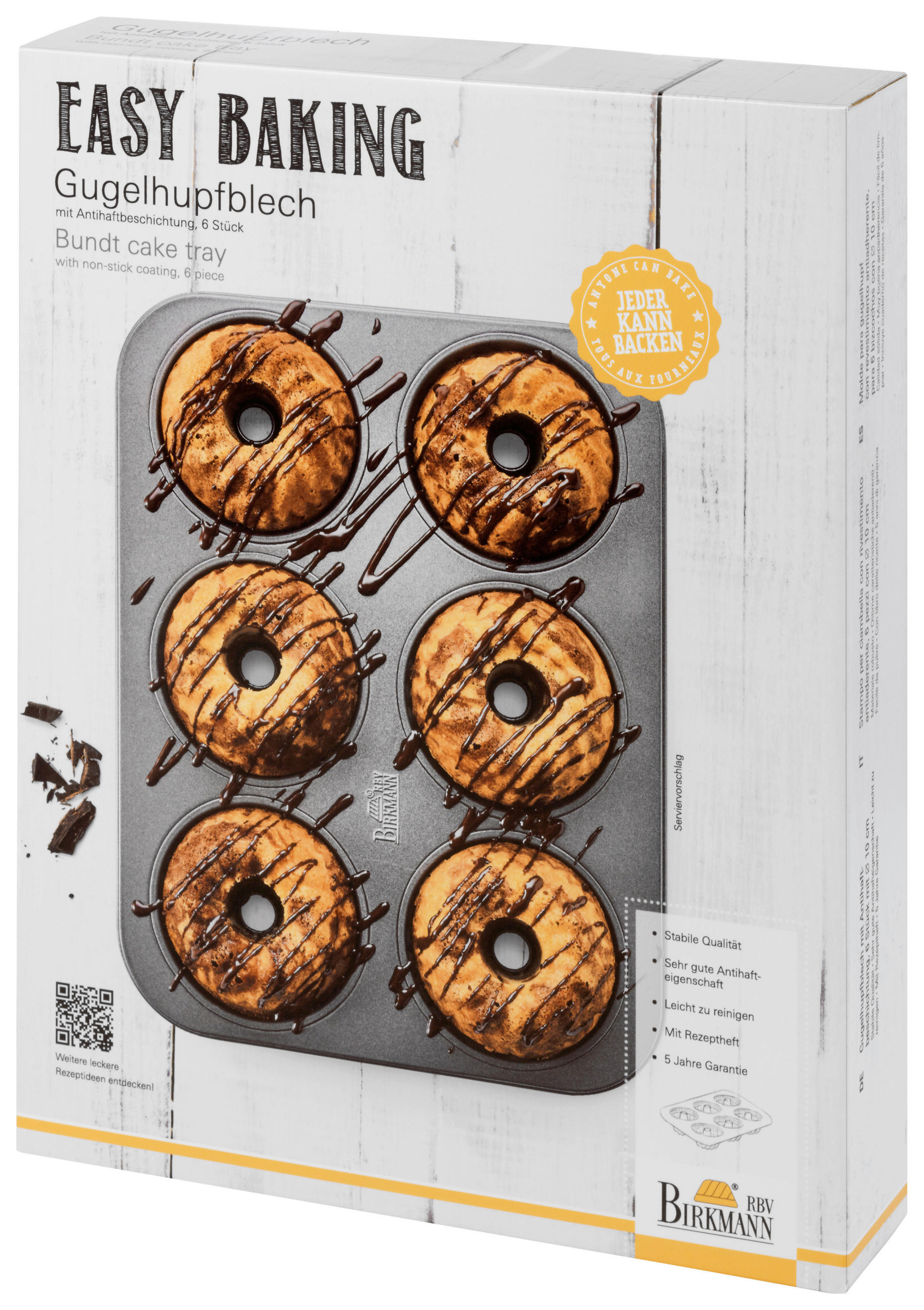 GUGELHUPFFORM  - Basics (27/5/35,5cm) - Birkmann
