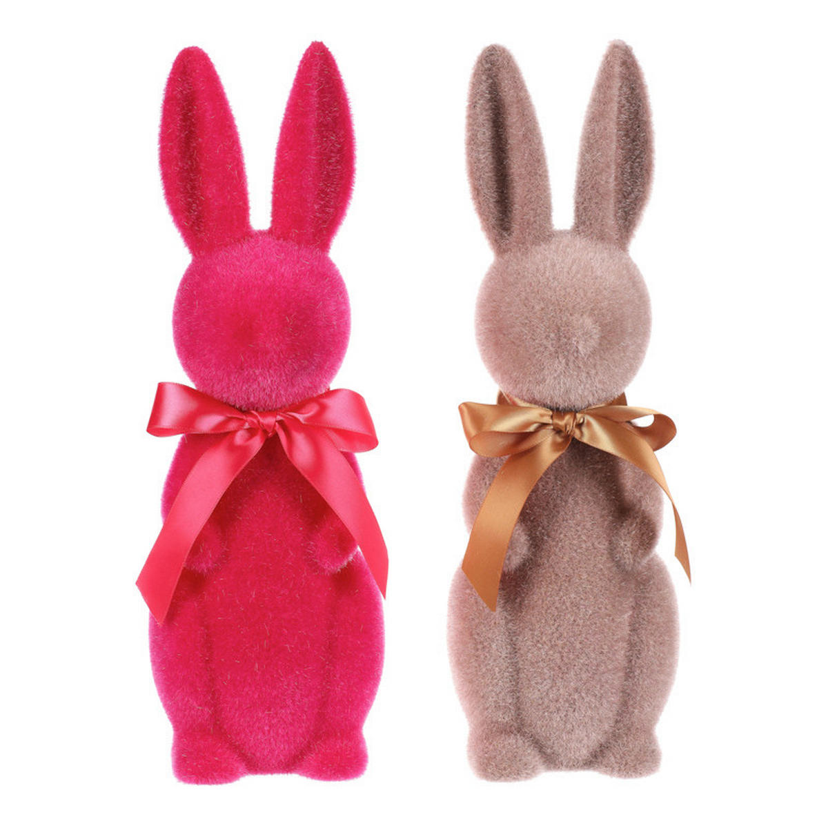 DEKORAČNÝ ZAJAC - viacfarebná, Basics, plast (12/38/11cm)