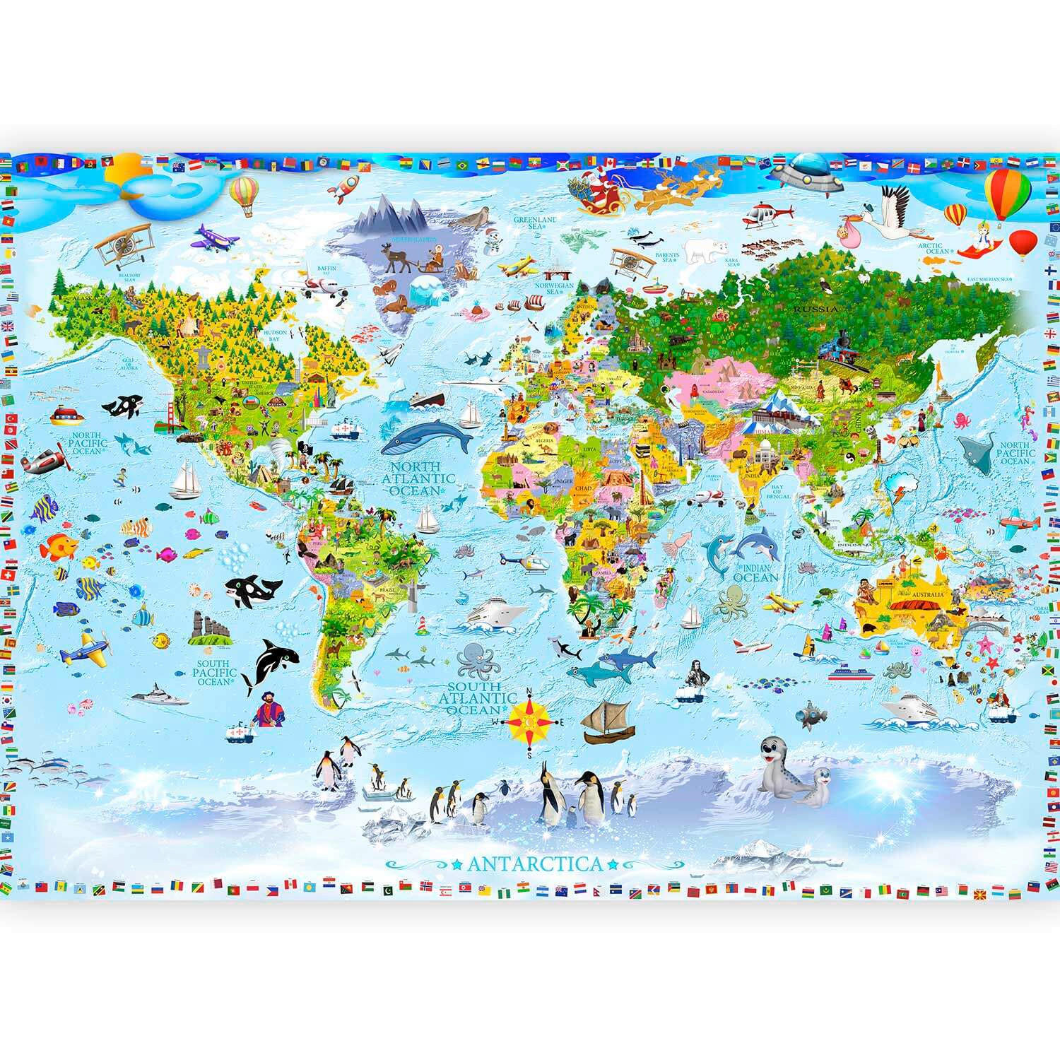 FOTOTAPETE  - Multicolor, LIFESTYLE, Textil (450/315cm) - artgeist