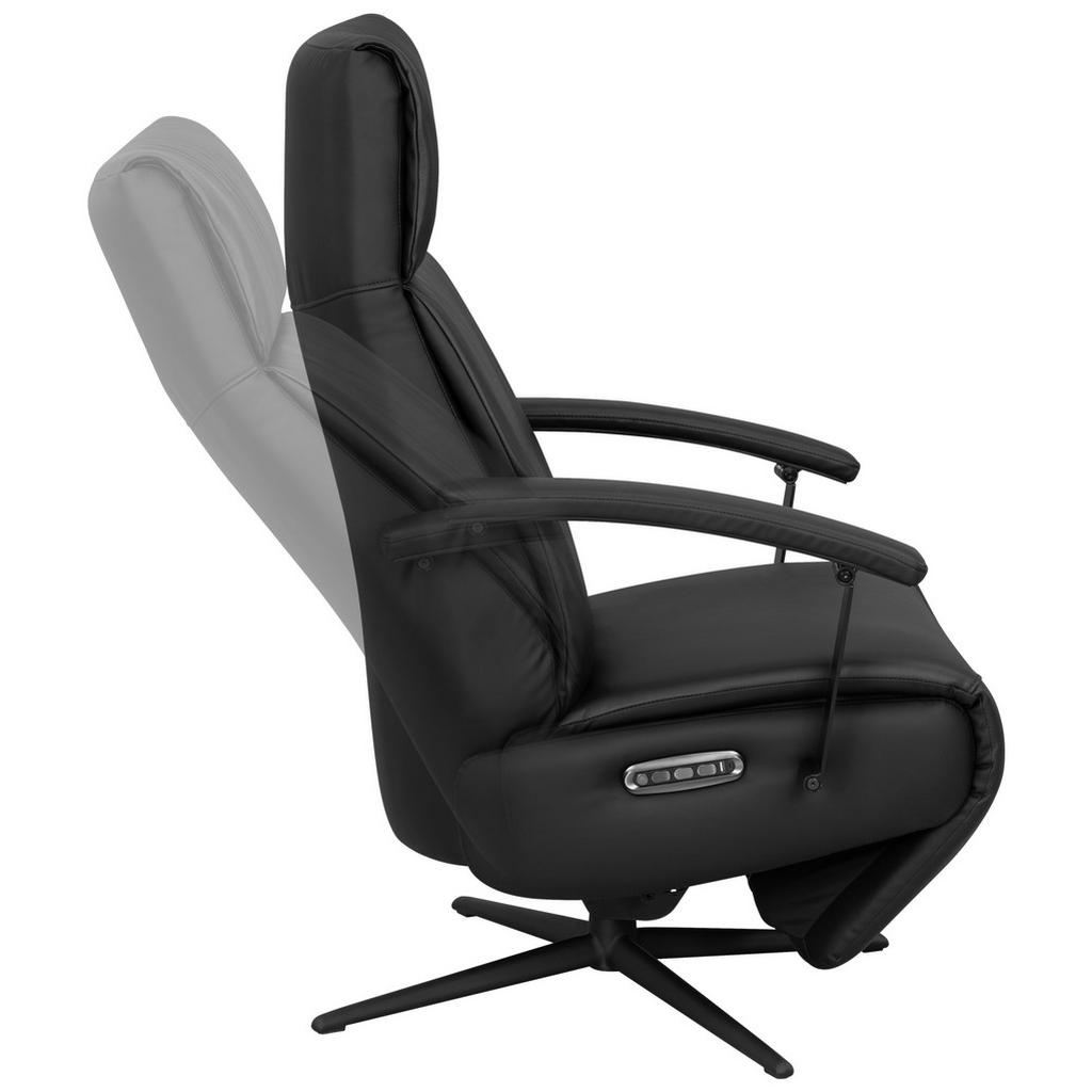 Thumbnail - Xora Relaxsessel, Schwarz, Metall, Textil, 74x115x84 cm, SGS-geprüft, Bsci, CE, Relaxfunktion, USB-Anschluss, USB-C-Ansc...