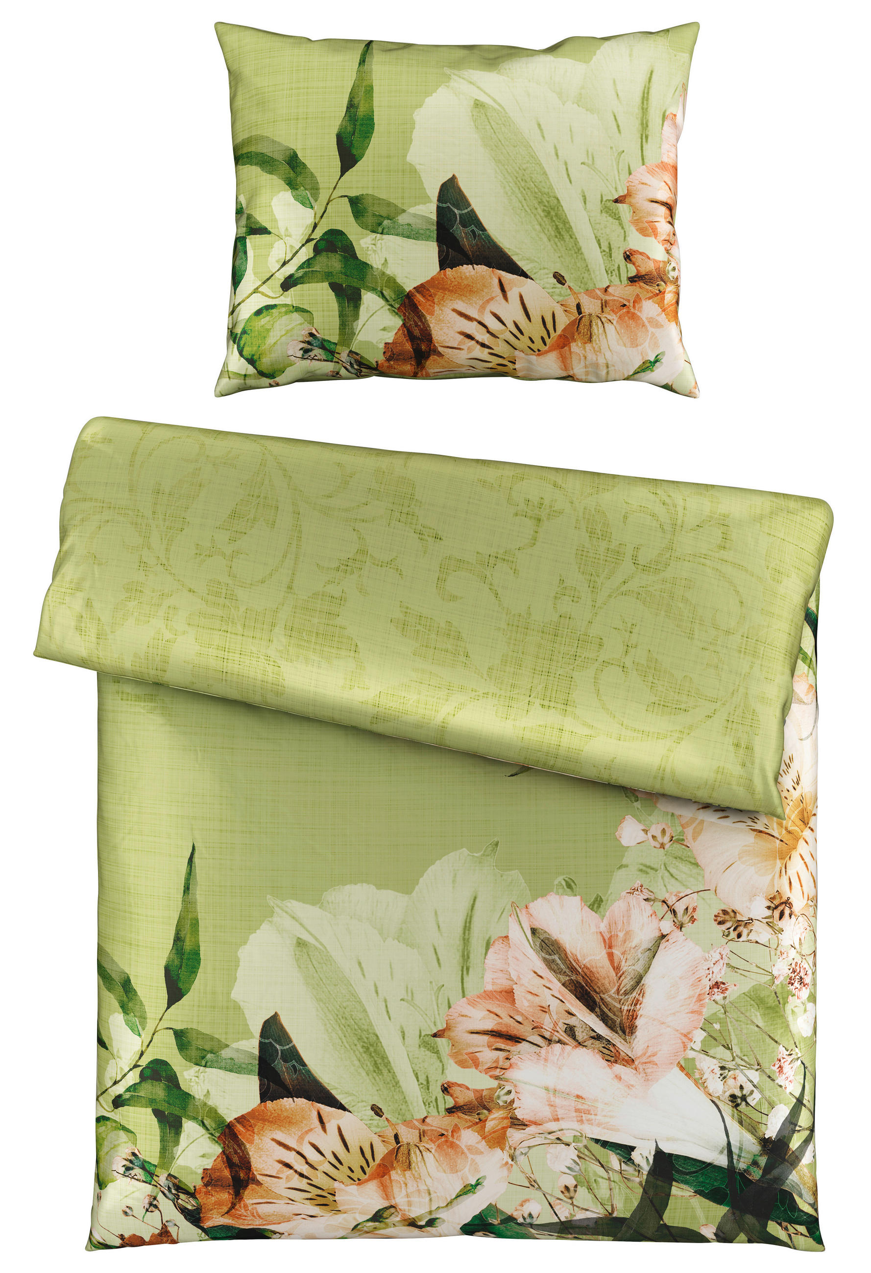 ÁGYNEMŰHUZAT-GARNITÚRA 140/200 cm  - zöld, Konventionell, textil (140/200cm) - Esposa