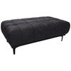 HOCKER Cancun Velours Dunkelbraun  - Dunkelbraun/Schwarz, Design, Textil/Metall (131/47/71cm) - Stylife