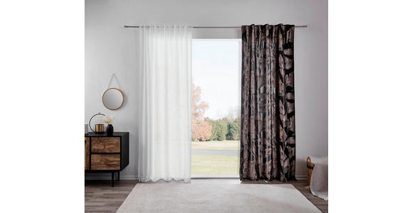 FERTIGVORHANG transparent - Weiß, KONVENTIONELL, Textil (140/245cm) - Esposa