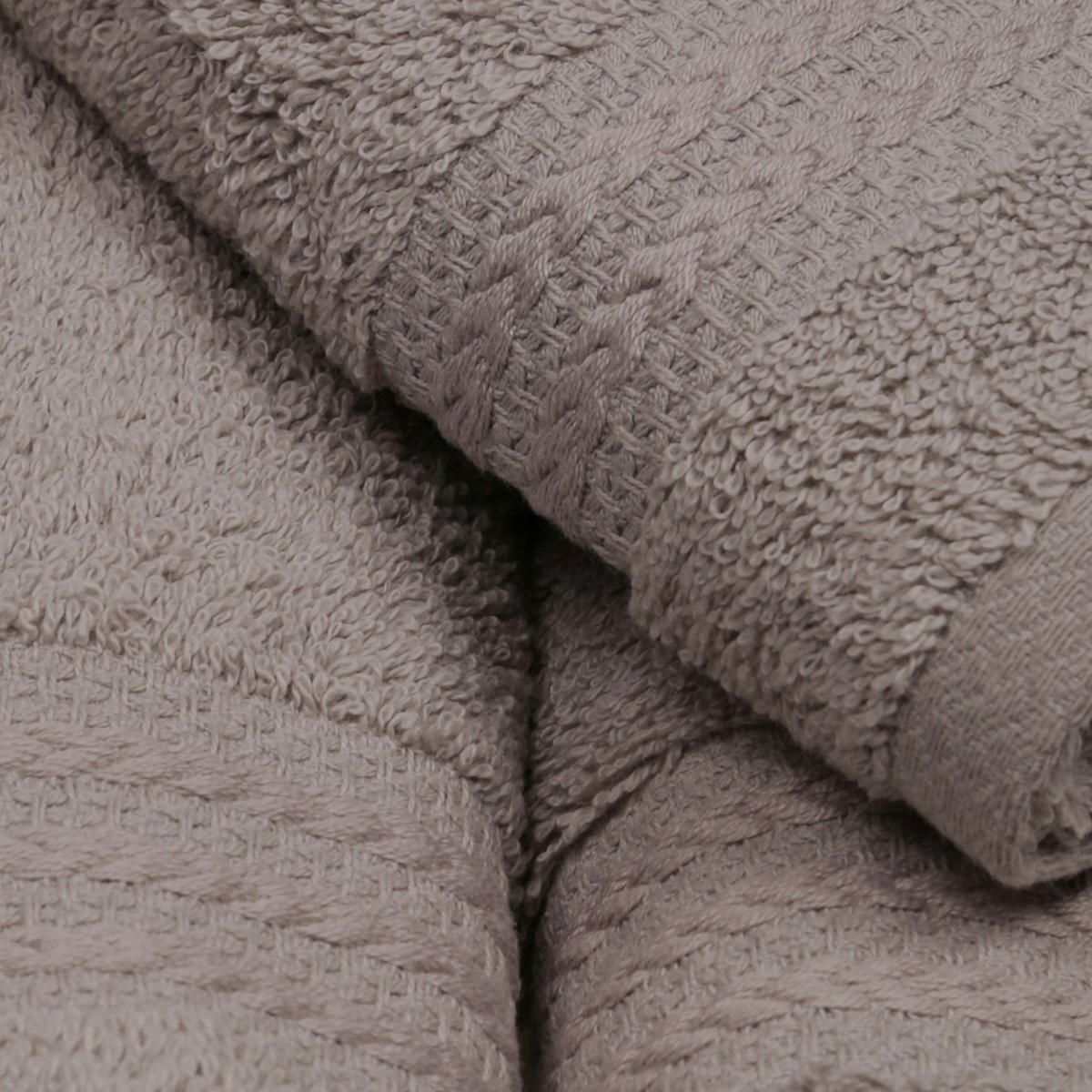 FROTTIERSET Grau 3-teilig  - Grau, Basics, Textil (30/50cm)