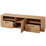 LOWBOARD - Eichefarben/Schwarz, KONVENTIONELL, Holzwerkstoff (205/51/50cm) - Cantus LOWBOARD - Eichefarben/Schwarz, KONVENTIONELL, Holzwerkstoff (205/51/50cm) - Cantus