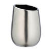 ZAHNPUTZBECHER Keramik  - Chromfarben, Basics, Keramik (8/11/8cm) - Wenko