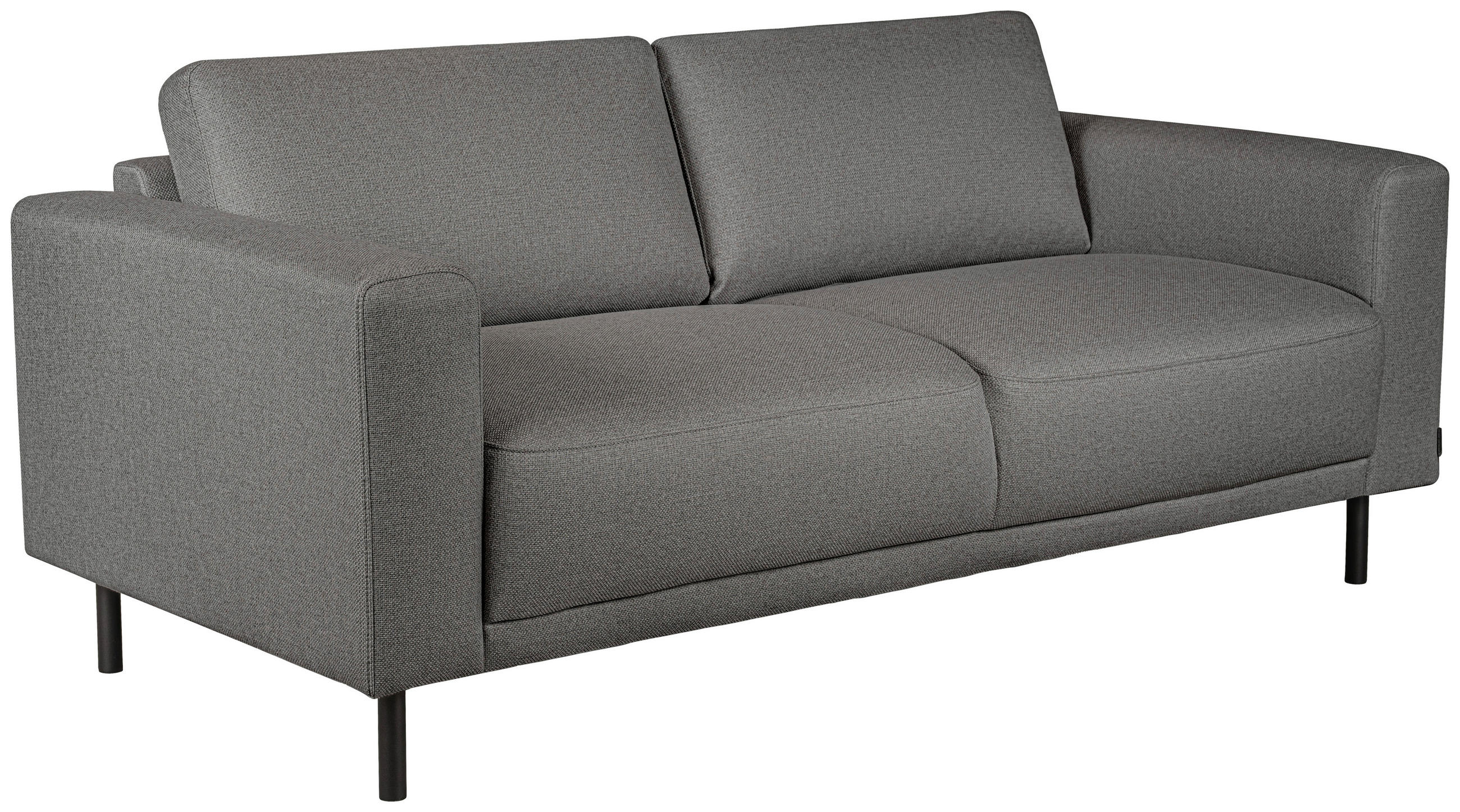 3-SITS SOFFA i grå  - svart/grå, Design, metall/trä (213,5/78/90cm) - Pure Home Comfort