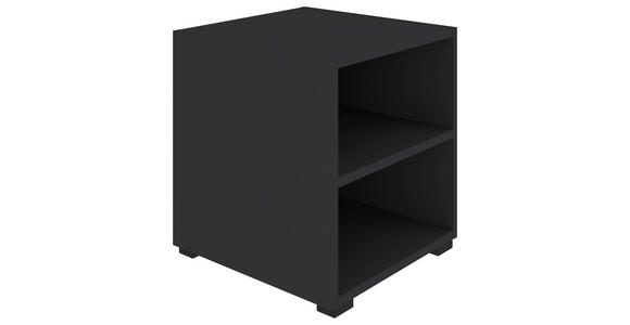 REGAL Anthrazit - Anthrazit/Schwarz, KONVENTIONELL, Holzwerkstoff/Kunststoff (46/45/40cm) - Hom`in