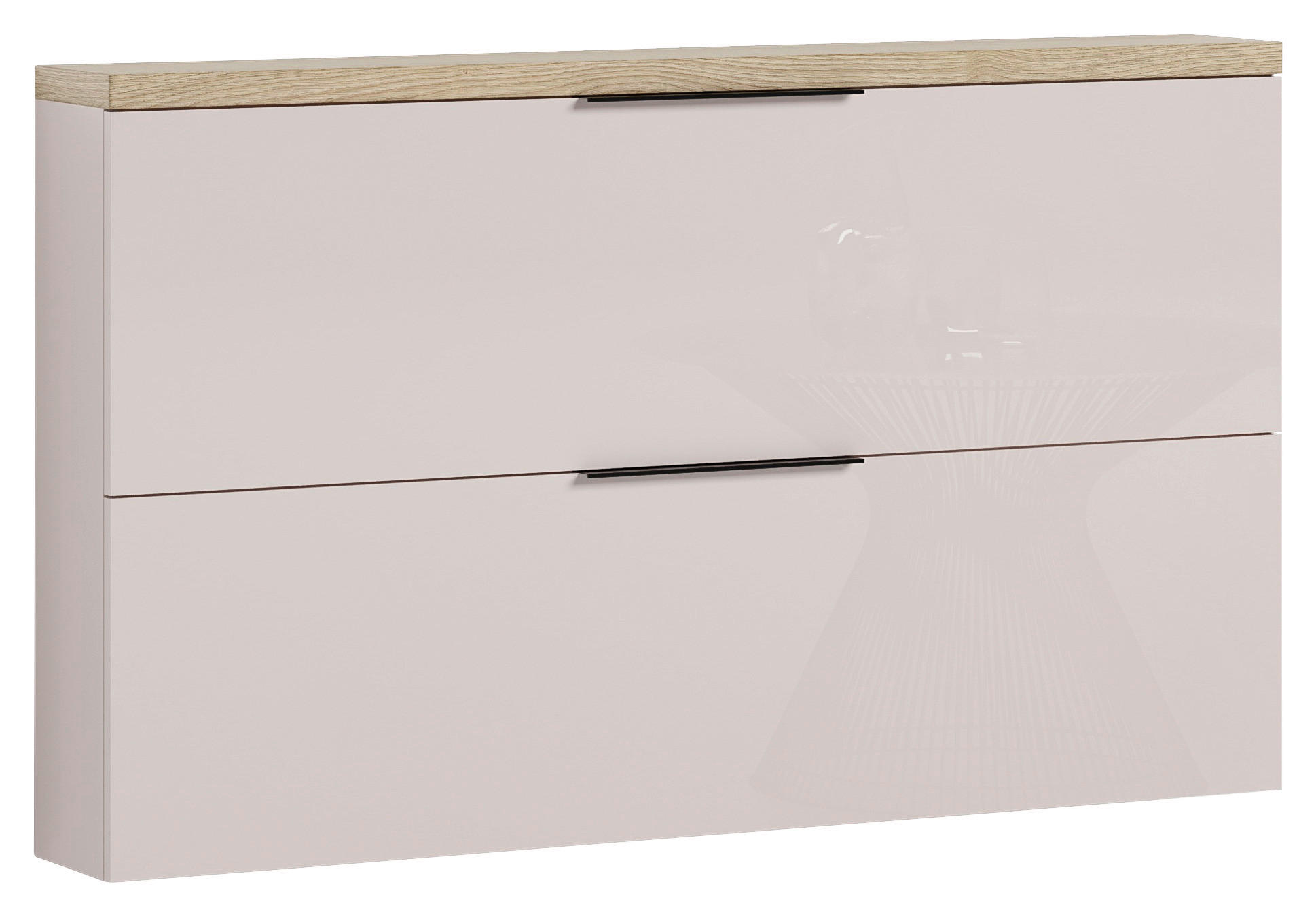 SCHUHKIPPER - Kaschmir/Eichefarben, Design, Holzwerkstoff/Metall (140/82/19cm) - Xora