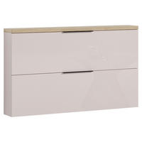 SCHUHKIPPER - Kaschmir/Eichefarben, Design, Holzwerkstoff/Metall (140/82/19cm) - Xora