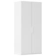 DREHTÜRENSCHRANK 61/235/61 cm,  in Weiß, 2-türig  - Weiß, Basics, Holzwerkstoff/Metall (61/235/61cm) - Novel