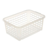 KOŠARICA ZA ODLAGANJE  25/17/10 cm       - prozirno, Basics, plastika (25/17/10cm)