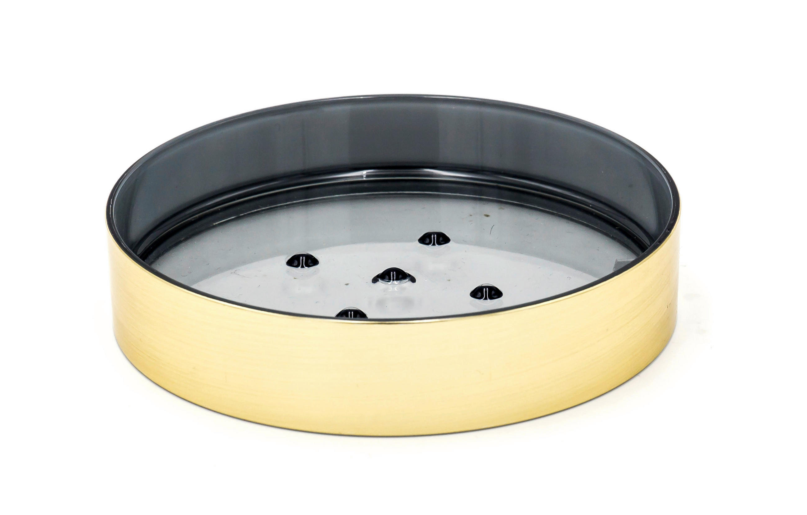 SEIFENSCHALE Kunststoff  - Goldfarben, Basics, Kunststoff (11,3/2,4cm) - Sadena