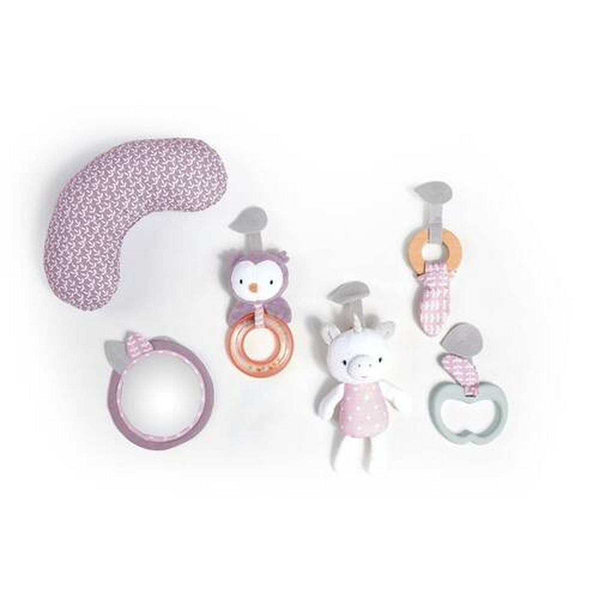 OBLÚK S HRAČKAMI - viacfarebná, Basics, drevo/textil (83,8cm)